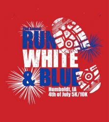 Run white blue
